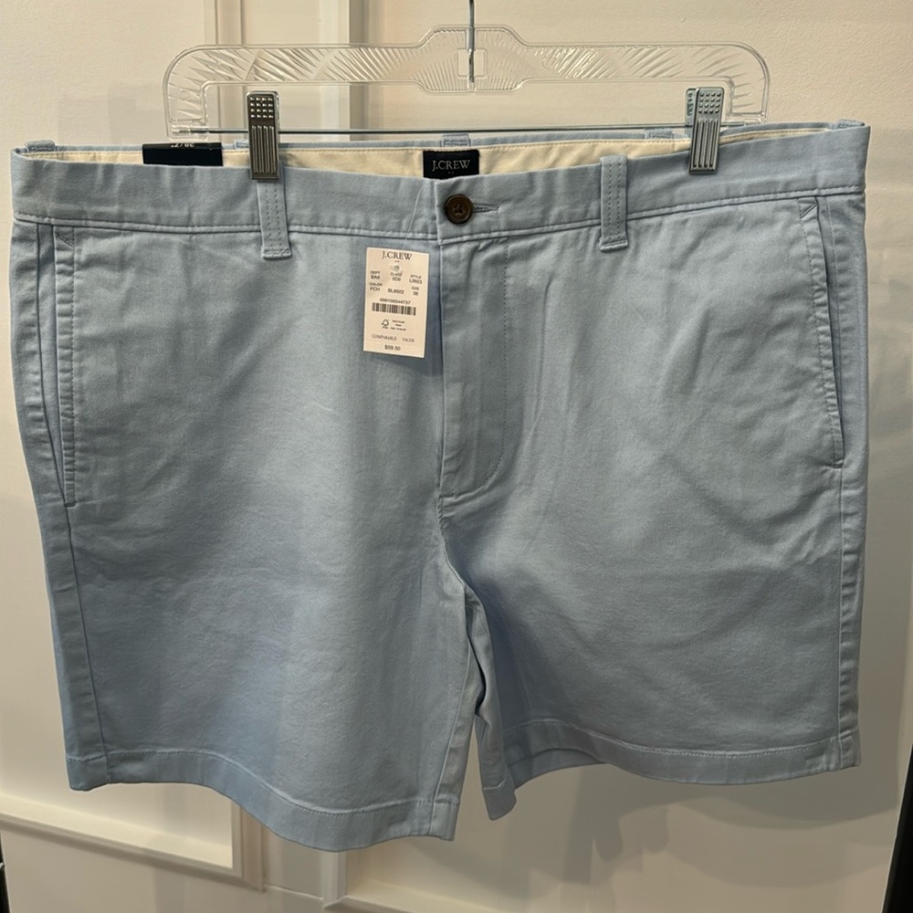 NWT J.Crew Chino Short 7”- Size 38